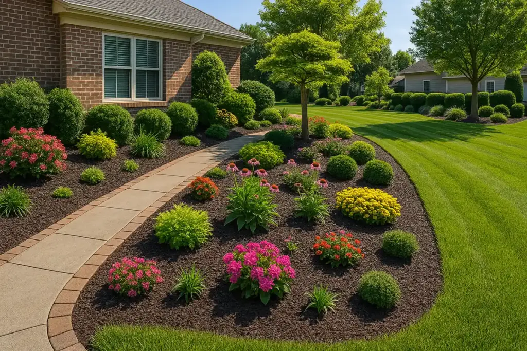 suburban landscaping showcase